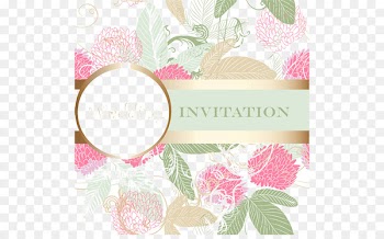 Romantic Floral Wedding Invitations 