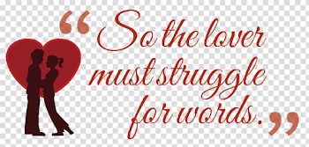 Romantic Quotes Free PNG Image