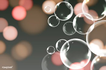 Romantic soap bubbles | Free stock vector - 581586