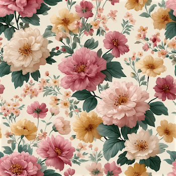 Romantic Summer Floral Pattern