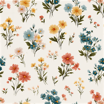 Romantic Summer Floral Pattern