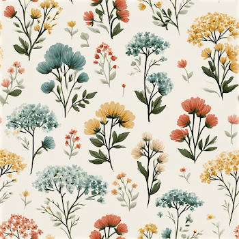 Romantic Summer Floral Pattern