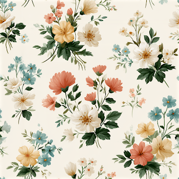 Romantic Summer Floral Pattern