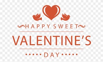 Romantic Valentines Symbol With Words Happy Sweet Valentine's - Happy Valentine Sweet Words