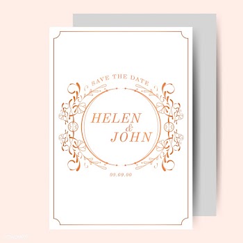 Romantic vintage art nouveau wedding invitati.. | Free stock vector - 519671