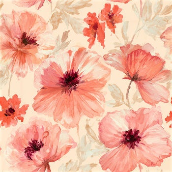 Romantic Watercolor Floral Pattern