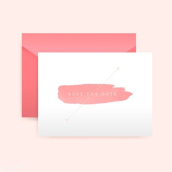 Romantic wedding invitation with envelope vec.. | Free stock vector - 524377