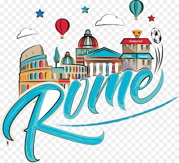 Rome Cartoon Drawing - Drawing comic world city landmarks in Rome 