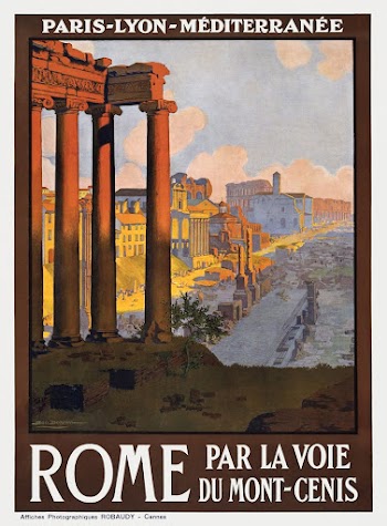 Rome via the Mont-Cenis route | Free Photo Illustration - rawpixel