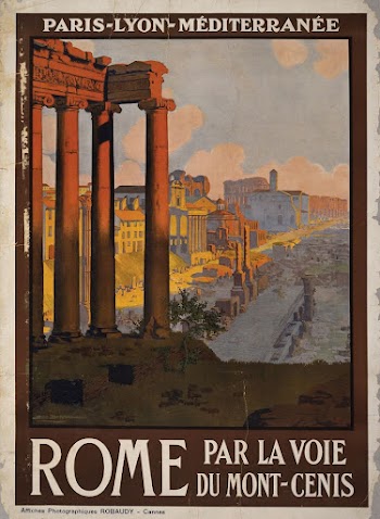 Rome via the Mont-Cenis route | Free Photo Illustration - rawpixel