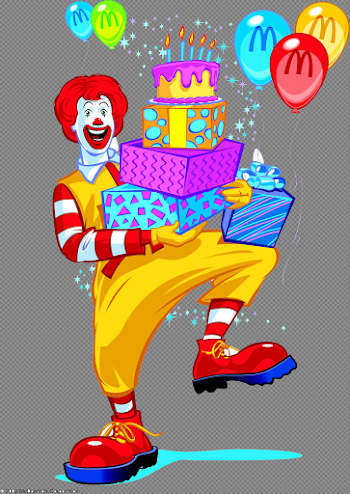 Ronald McDonald Transparent