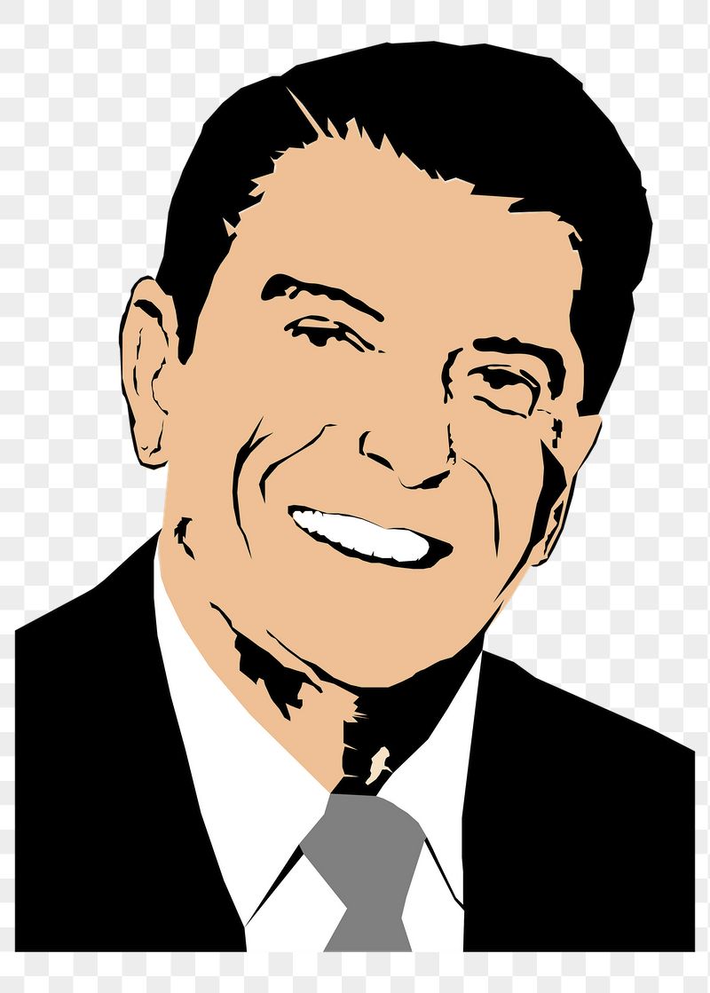 Ronald Reagan png sticker, US | Free PNG - rawpixel