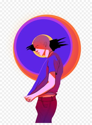 Ronan, Art, Painting, Cartoon, Violet PNG