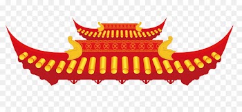 Roof tiles Chinoiserie Chinese architecture - Red roof building 