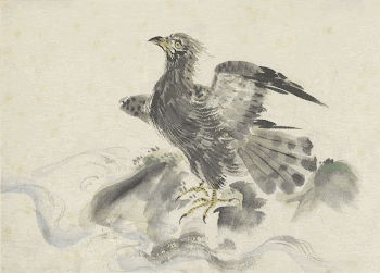 Roofvogel op rots, Utagawa Kuniyoshi | Free Photo - rawpixel