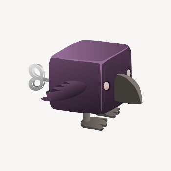 Rook cubimal clipart, Glitch game | Free Vector - rawpixel