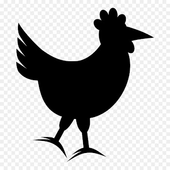 Rooster Chicken Clip art Silhouette Fauna -  