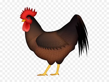 Rooster Chicken Emoji Social media iPhone - chicken 