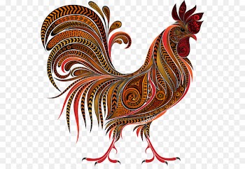 Rooster Chinese New Year Clip art - China Wind rooster 