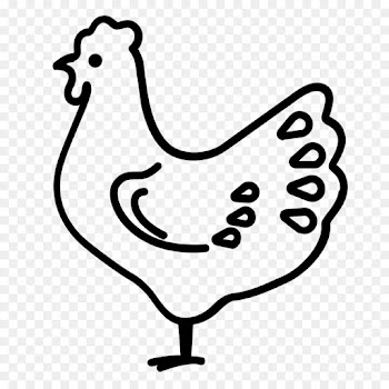 Rooster, Coloring Book, Chicken, Bird PNG