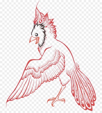 Rooster, Line Art, Beak, Comb, Bird PNG