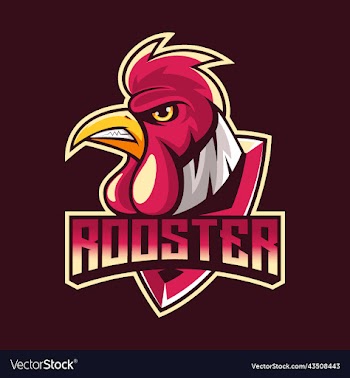 rooster mascot logo