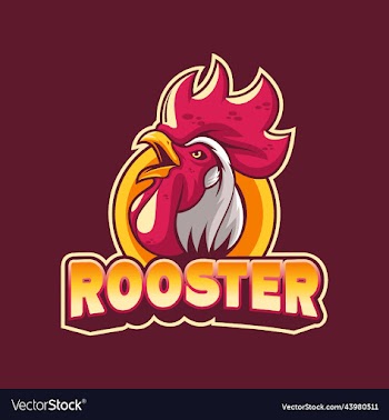 rooster mascot logo
