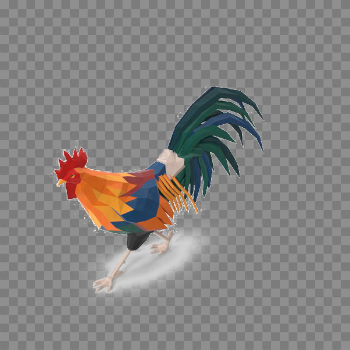 Rooster PNG Background Image