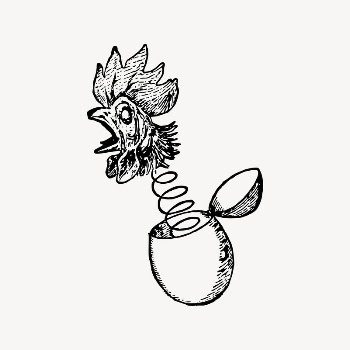 Rooster toy clipart, vintage illustration | Free Vector Illustration - rawpixel