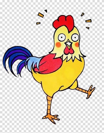 Rooster Watercolor painting Illustration, Cartoon cock transparent background PNG clipart