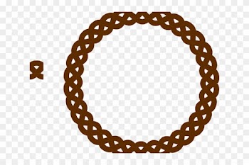 Rope Clipart Brown Rope - Golden Circle Border Transparent Png
