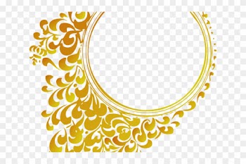 Rope Clipart Golden Circle - Wedding Logo Vector Png