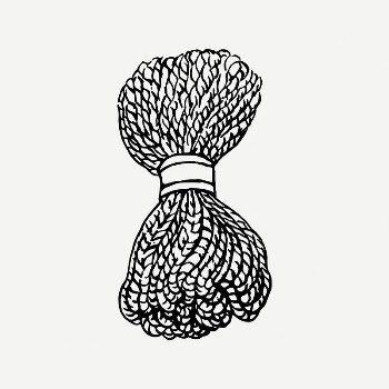 Rope clipart, vintage object illustration | Free PSD Illustration - rawpixel