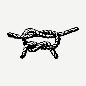 Rope drawing clipart, overhand knot | Free PSD - rawpixel