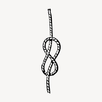 Rope hand drawn clipart, figure | Free Vector - rawpixel