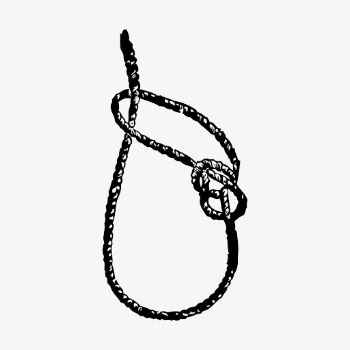 Rope hand drawn clipart, lariat | Free Vector - rawpixel