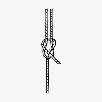Rope hand drawn clipart, overhand | Free Vector - rawpixel