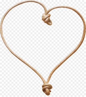 Rope Heart Knot Shape - Creative Heart shape rope 