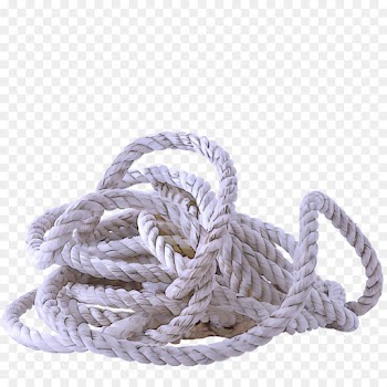 rope knot thread beige wool