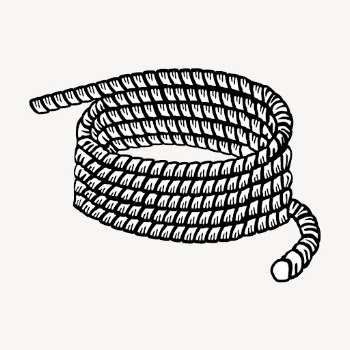 Rope line art illustration. Free | Free Photo - rawpixel