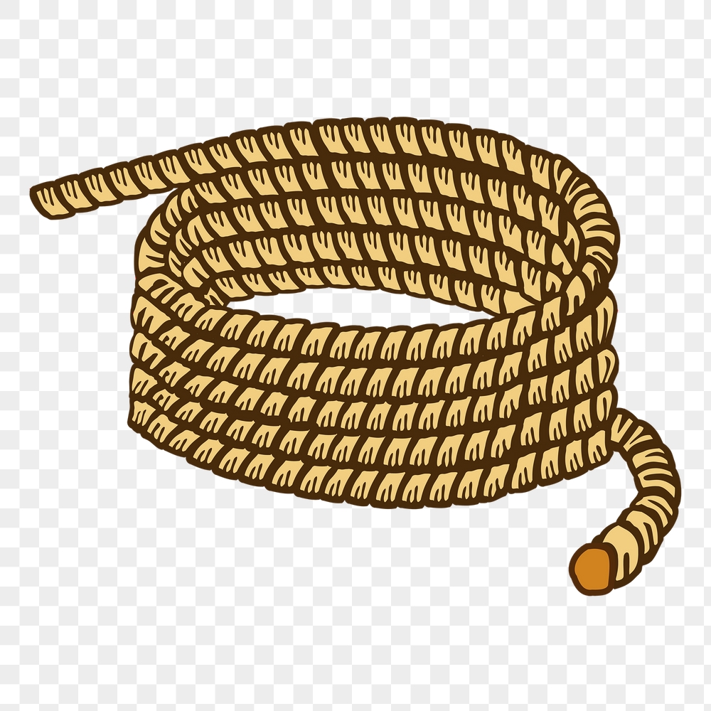 Rope line art png sticker | Free PNG - rawpixel