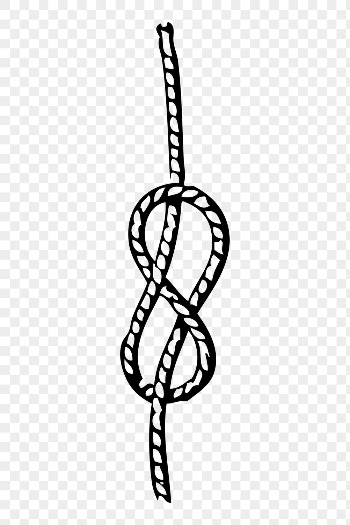 Rope png sticker, figure eight | Free PNG - rawpixel