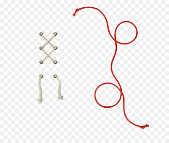 Rope Shoelaces Icon - rope 