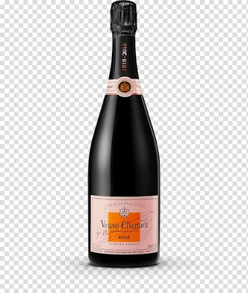 Rosé Champagne Sparkling wine Veuve Clicquot, rose transparent background PNG clipart