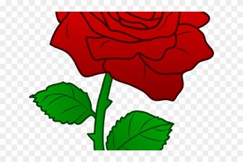Rosa Flower Cliparts - Beauty And The Beast Rose Clipart