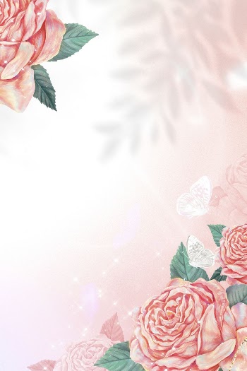 Rose border background, peach aesthetic | Free Photo - rawpixel