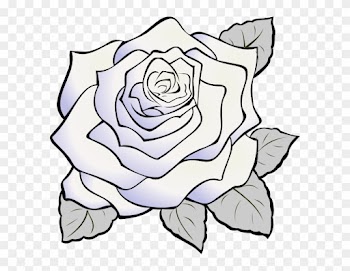 Rose Clip Art - White Rose Clip Art