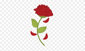 Rose Clipart Beauty And The Beast - Rose Beauty And The Beast Png