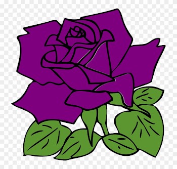 Rose Clipart Nature - Clip Art Purple Rose