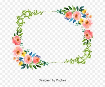 Rose Clipart Red Flower Border Decorative - Border Png